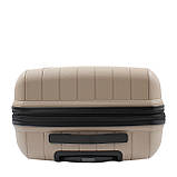 Валіза мала S поліпропілен беж. 55х38х22см/40л/2.6кг/Snowball 39403, фото 6