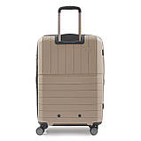 Валіза середня M поліпропілен беж 67х45х26+5/82л/3.8кг/Snowball 39403, фото 4