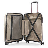 Валіза мала S поліпропілен беж. 55х38х22см/40л/2.6кг/Snowball 39403, фото 4