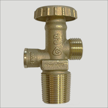Вентиль для газового балона 3/4" з запобіжним клапаном