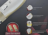 Машинка для стриження професійна акумуляторна GEMEI GM 6001, фото 7