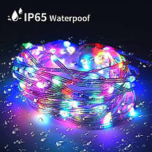 Usb Led Rgb світлодіодна гірлянда 10 метрів Bluetooth Мікрофон Пульт Крапля Роси, фото 4
