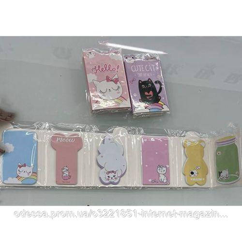 Блокнот складний "Meow" 38*9.5см зі стікерами Stenson WW00617ST [Склад зберігання: Одеса №3]