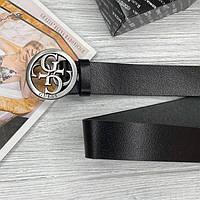 Жіночий шкіряний ремінь Guess Silver,Grey,Black,Bronze Хит! Silver 3 см