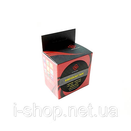 Кінезіо тейп червоний 5 м х 5 см Newt Kinesio Tape Premium NE-KT-5R, фото 3