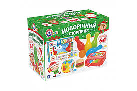 Новорічний набір іграшок (ксилофон, сортер, мозаїка) | Technok Toys 8829