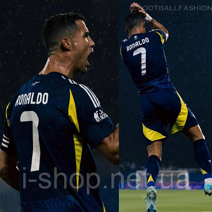 Форма футбольна Al Nassr FC Ronaldo NE-LG-ALNS1-RON - rozmir-140-9-rokiv-uk, фото 3