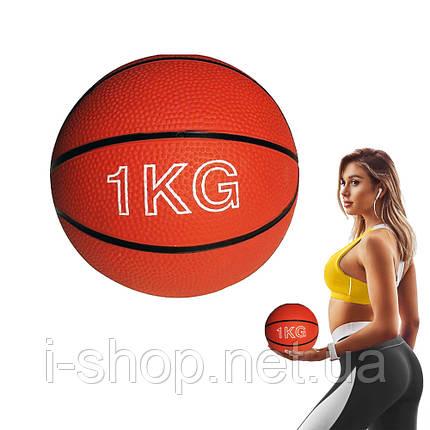 Медбол тренувальний м'яч, слембол Newt Medicine Ball вагою від 1 до 6 кг NE-SP-MED - 1-kg-uk, фото 1