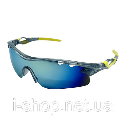 Спортивні сонцезахисні окуляри Newt Sunglasses сіро-жовті, NE-LG-SG1-BY, фото 1