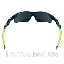 Спортивні сонцезахисні окуляри Newt Sunglasses чорно-зелена NE-LG-SG1-BG, фото 4
