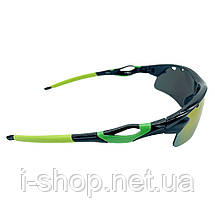 Спортивні сонцезахисні окуляри Newt Sunglasses чорно-зелена NE-LG-SG1-BG, фото 5