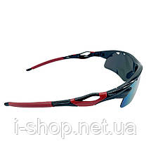 Спортивні сонцезахисні окуляри Newt Sunglasses чорно-червоні NE-LG-SG1-BR, фото 4