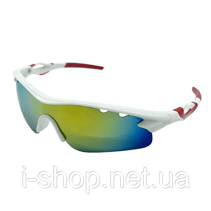 Спортивні сонцезахисні окуляри Newt Sunglasses біло-червоні NE-LG-SG1-WR, фото 1
