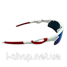 Спортивні сонцезахисні окуляри Newt Sunglasses біло-червоні NE-LG-SG1-WR, фото 4