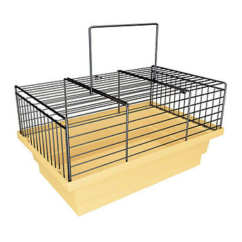 Клітка-переноска для дрібних гризунів Лорі "ГРИЗУН" 28*18*15 см (фарба)