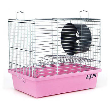 Клітка для гризунів "ХОМ'ЯК 2" 33*23*29 см цинк