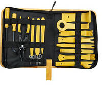 Набір інструментів для демонтажу обшивки, зняття кліпс, 19 шт