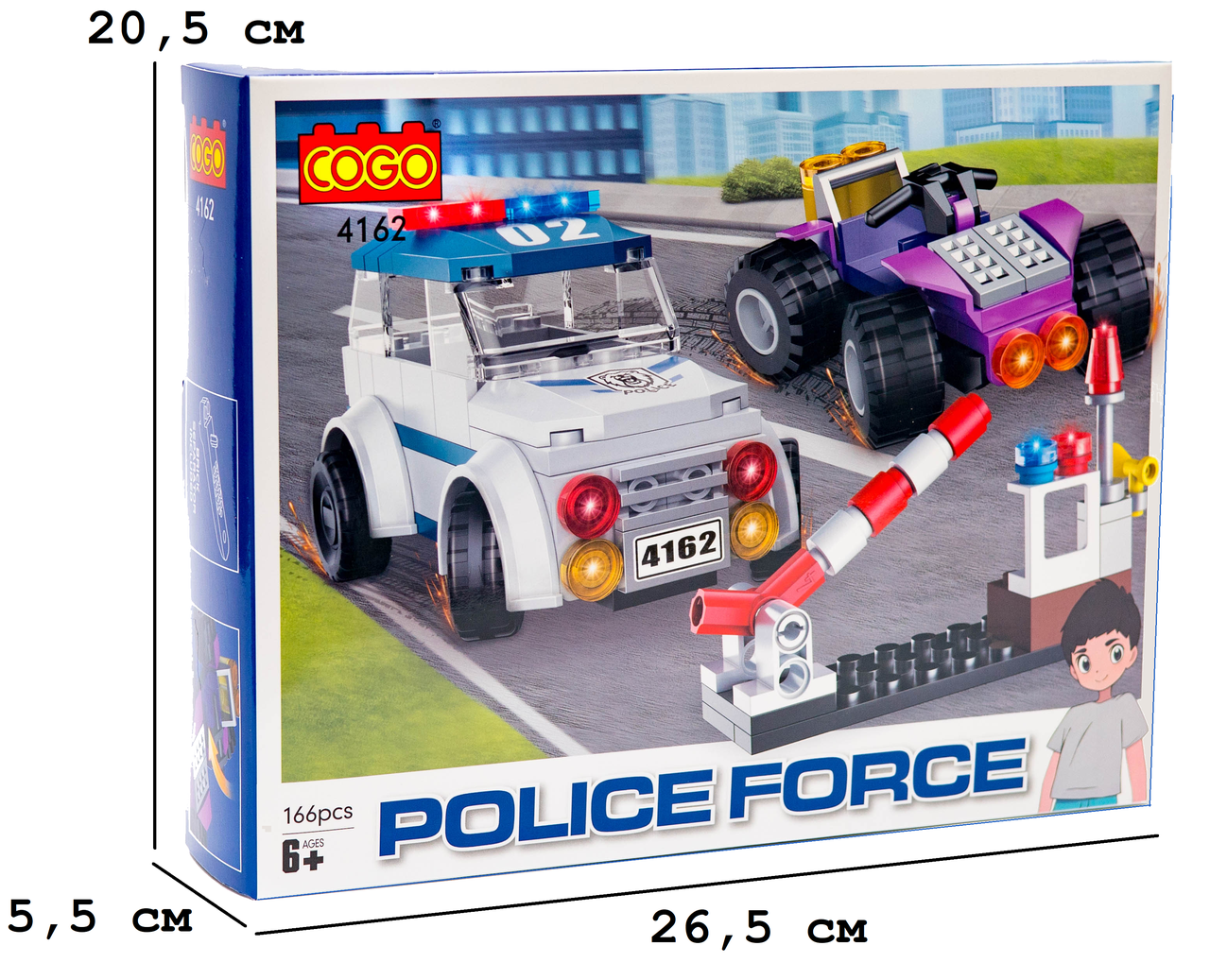 Конструктор "Поліція" (166 елм.) Перехоплення, фото 1