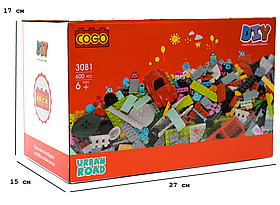 Конструктор "DIY" (600 елм.) Міська дорога / COGO