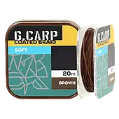Повідцевий матеріал в обплетенні GC G.Carp Coated Braid Soft 20 м