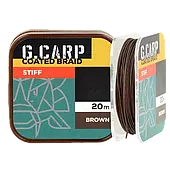 Повідцевий матеріал в обплетенні GC G.Carp Coated Braid Stiff 20 м