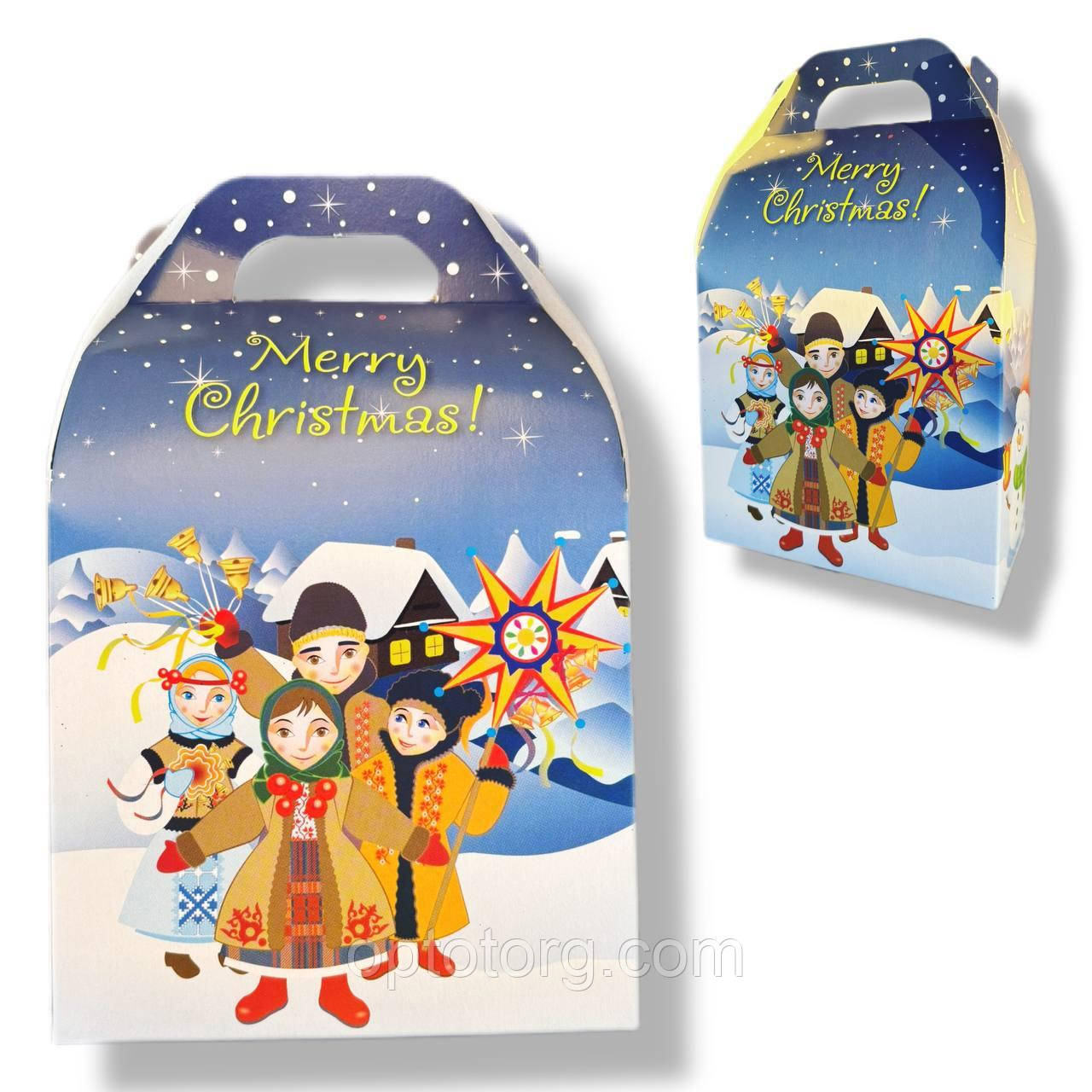 Упаковка для цукерок Новий рік 700 грам, фото 1
