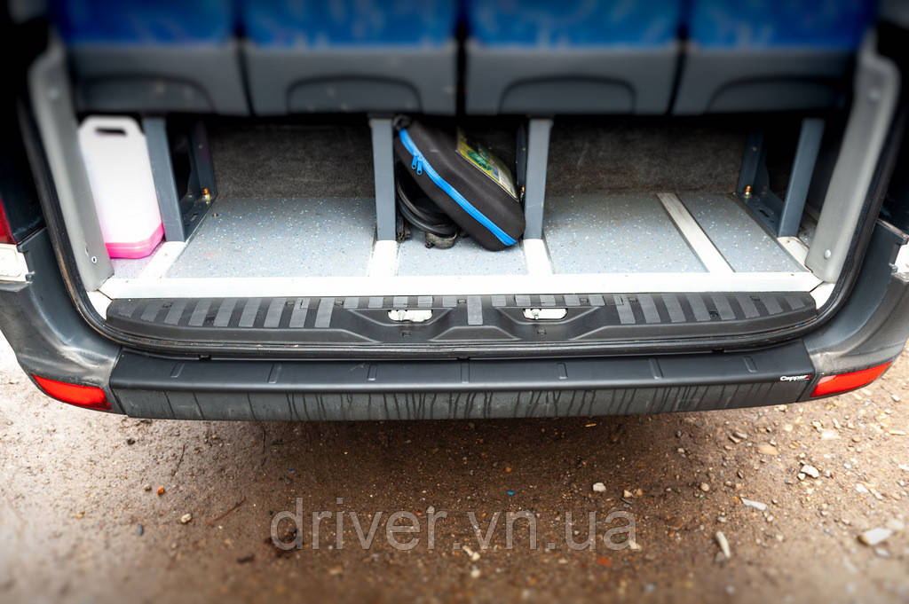 Накладка на задний бампер EuroCap (ABS) для Mercedes Sprinter W906 2006-2018 гг