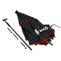 Парасолька рибалки "Professional-2" для пікніка, (з регулюванням нахилу) діаметр 2,4 м, тканина 210D (AXXIS)