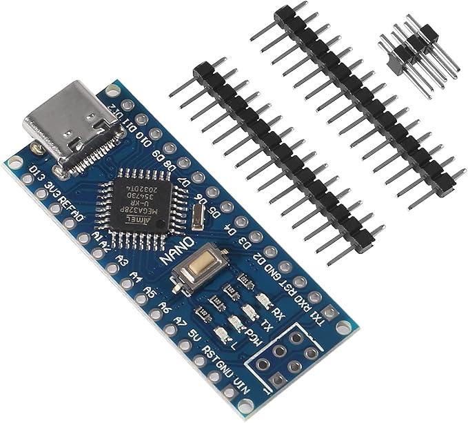 Плата Arduino Nano v3.0 AVR Atmega328 P-20AU type-c Мікроконтролер розробника
