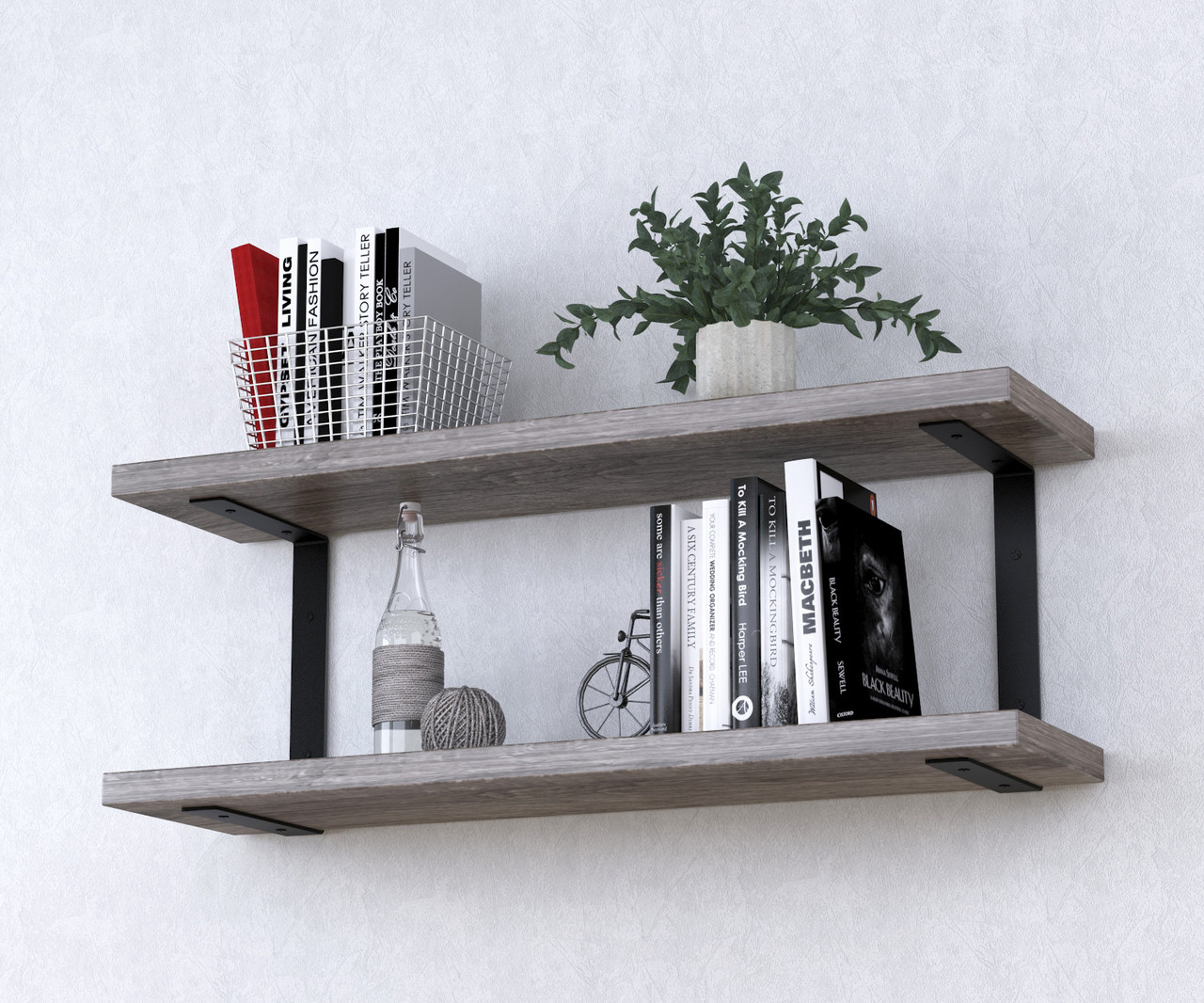 Полиця PL-C-32 Loft Design Дуб Палена 92 см