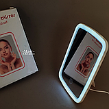 Світлодіодне дзеркало з підсвічуванням Makeup Mirror для макіяжу MP11-R8-White, фото 2