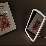 Світлодіодне дзеркало з підсвічуванням Makeup Mirror для макіяжу MP11-R8-White, фото 9