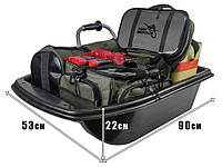 Сани-волокуши для зимней рыбалки ПрофМонтаж 90х53х22см