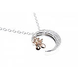 Підвіска. Натуральний діамант. Срібло 925 і золото 10К(417)., фото 4