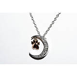 Підвіска. Натуральний діамант. Срібло 925 і золото 10К(417)., фото 2