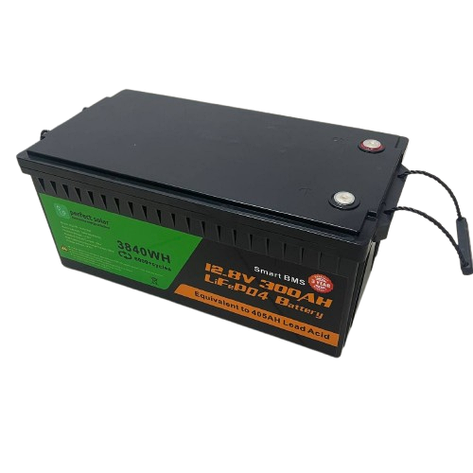 Акумулятор Perfect Solar LiFePO4 12.8V/300AH(3840W*h) (літій-залізо-фосфатний акумулятор для ДБЖ), фото 1