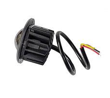 Світлодіодна LED лед фара-лінза ближнє світло, білий+жовтий, кругла, чітка межа, 3 режими, фото 4