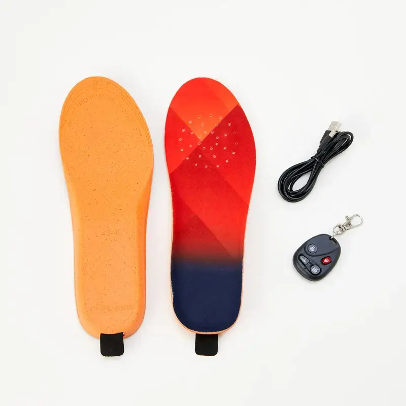 Устілки з підігрівом з акумулятором та пультом дистанційного керування (розмір 43-46), фото 1