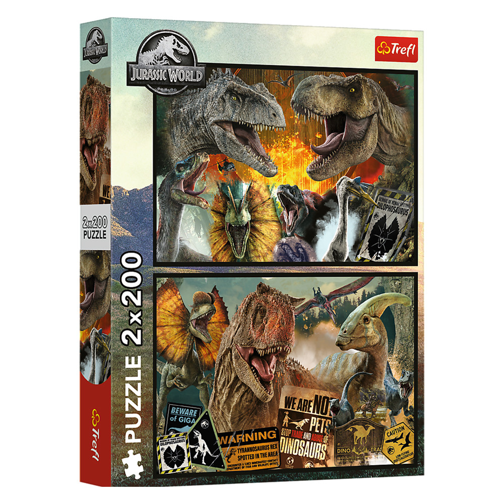 Пазл "Доісторичний світ", 2х200 елементів Trefl (5900511133165)