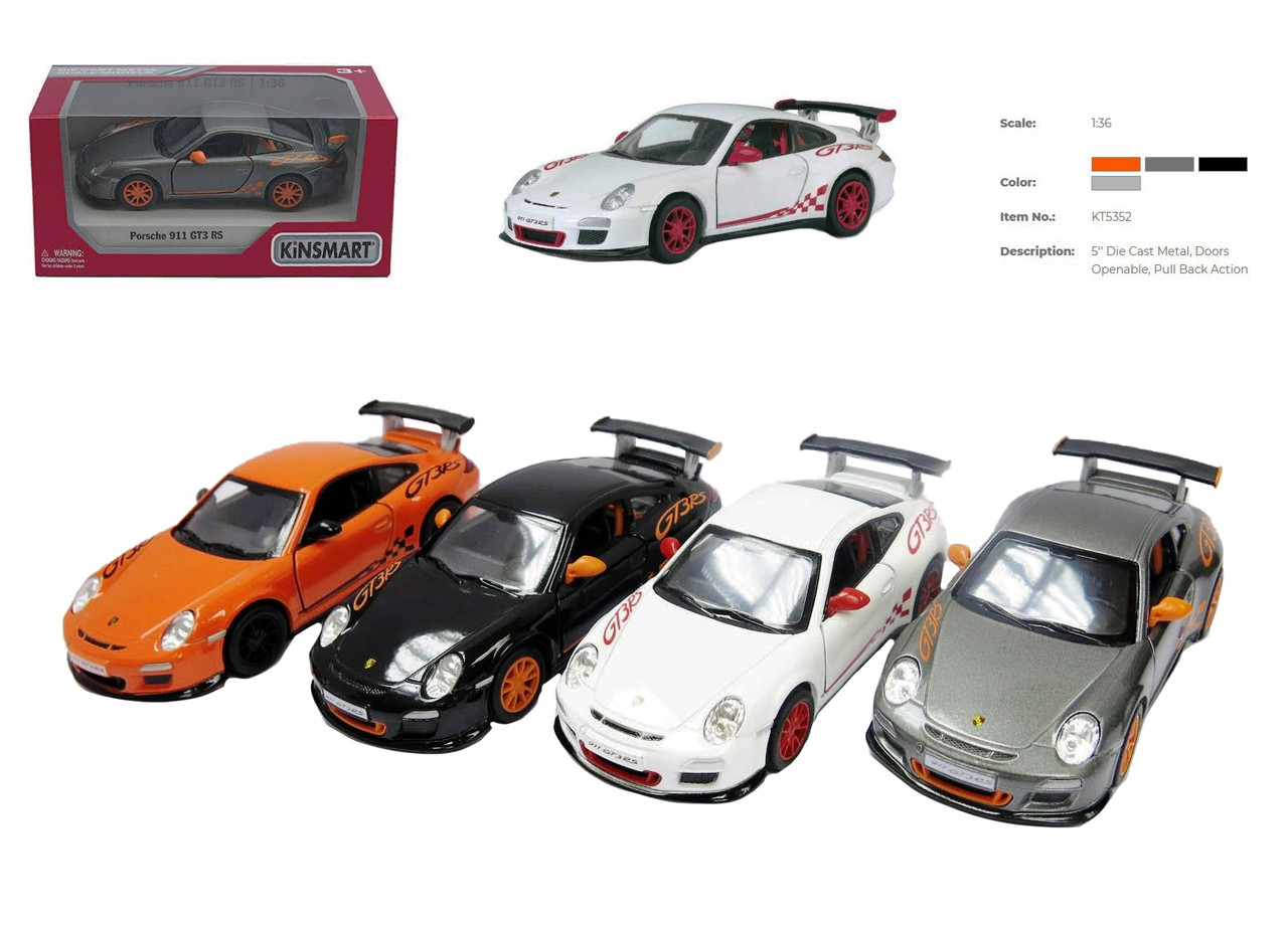 Модель легкова PORSCHE 911 GTS RS (2010) 5"" KT5352W метал.інерц.відкр.дв.4кол.кор./96/