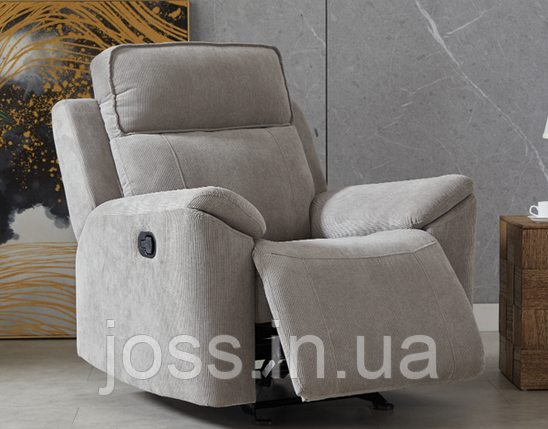Крісло реклайнер велюр для вітальні RELAX Нью-Йорк 98*92*101CM, фото 1