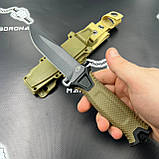 Туристичний ніж Strongarm 24.5 см зі сталі 420С із чохлом, фото 5