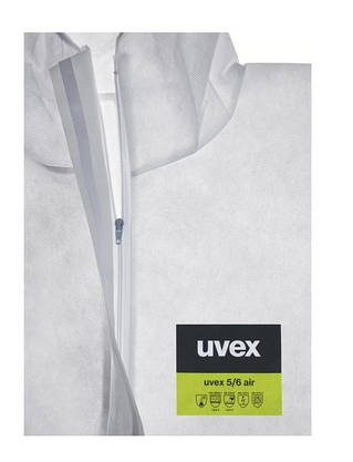 Uvex 5/6 air одноразовий захисний комбінезон білий XL (9817312), фото 3