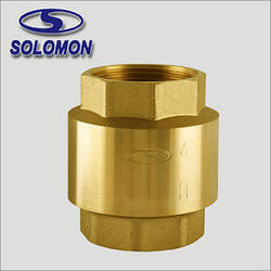 Зворотний клапан Solomon 3" латунний шток