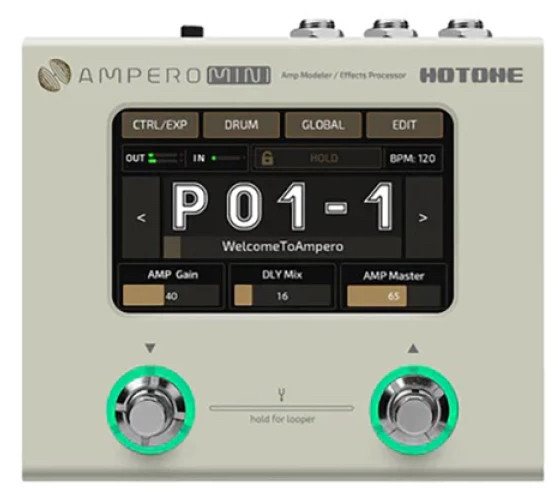 HOTONE AUDIO AMPERO MINI VANILLA гітарний процесор