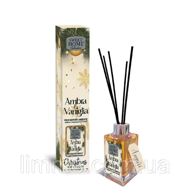 Аромодифузор для будинку Sweet Home AMBRA VANILLA 100 мл