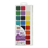 Акварель CLASSIC, 24 кол., безп, пласт.кор., KIDS Line