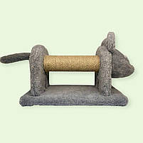 Драпак-джут, кігтеточка для котів Мишка 340х190х140 Е132 ТМ Лорі, фото 2