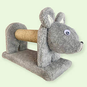 Драпак-джут, кігтеточка для котів Мишка 340х190х140 Е132 ТМ Лорі