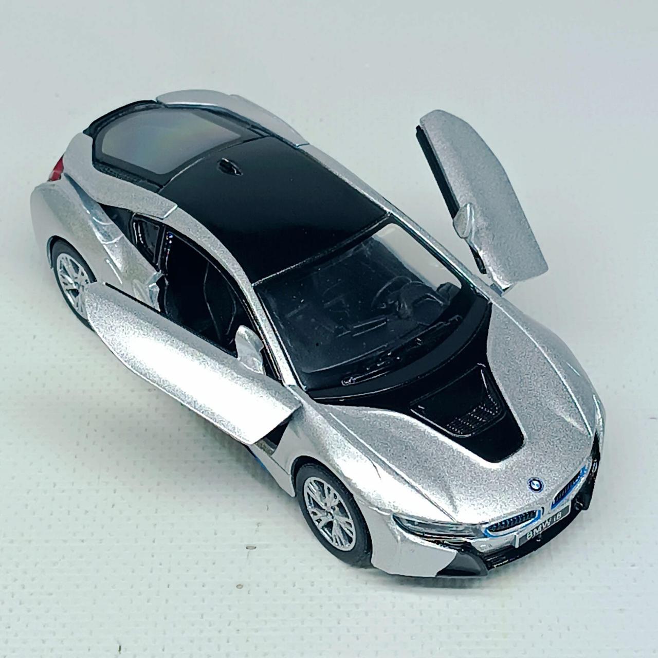 Машинка kinsmart «BMW i8» сіра KT5379WA-5